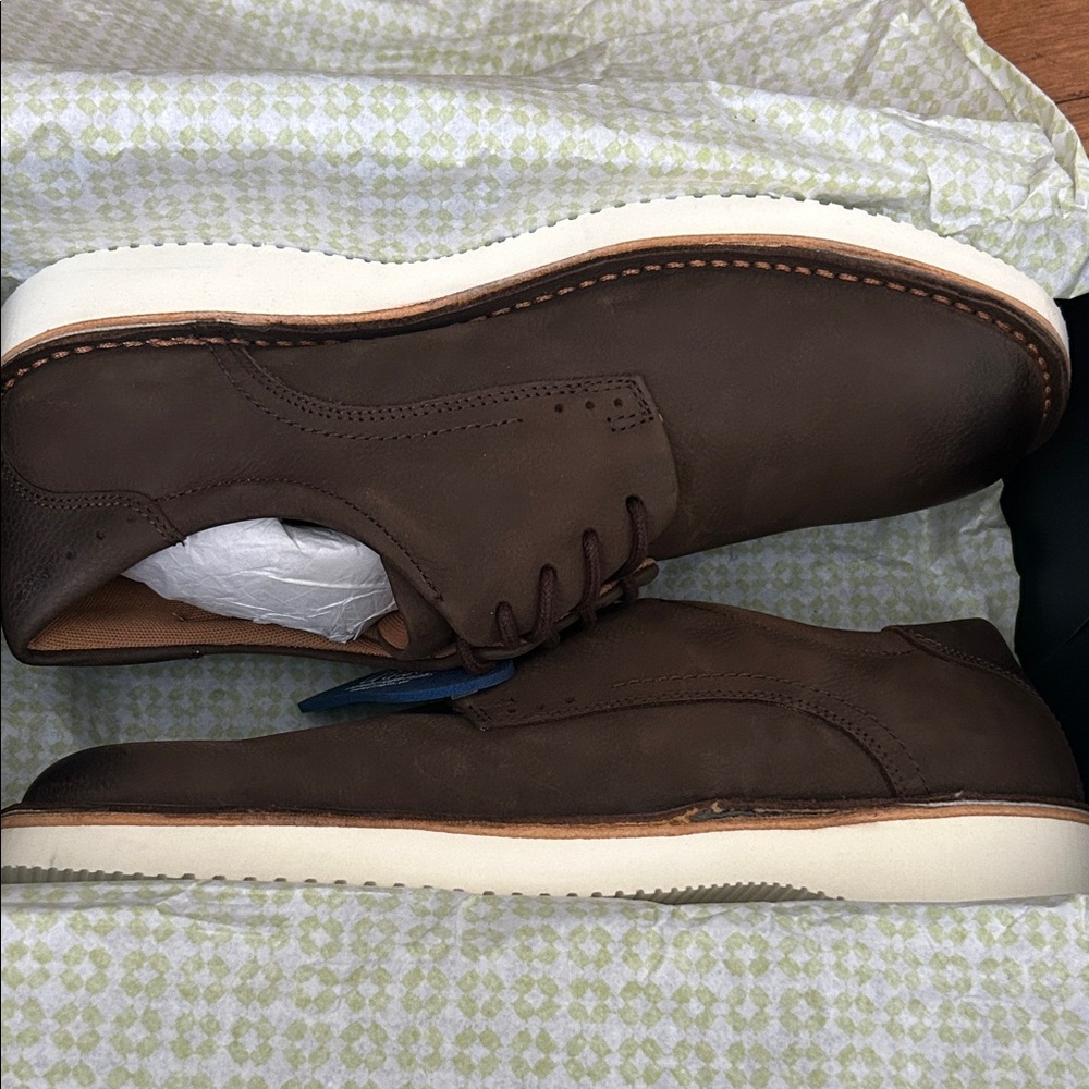 Men's Casual Brown Leather Derby Shoes - Comfortable Everyday Style